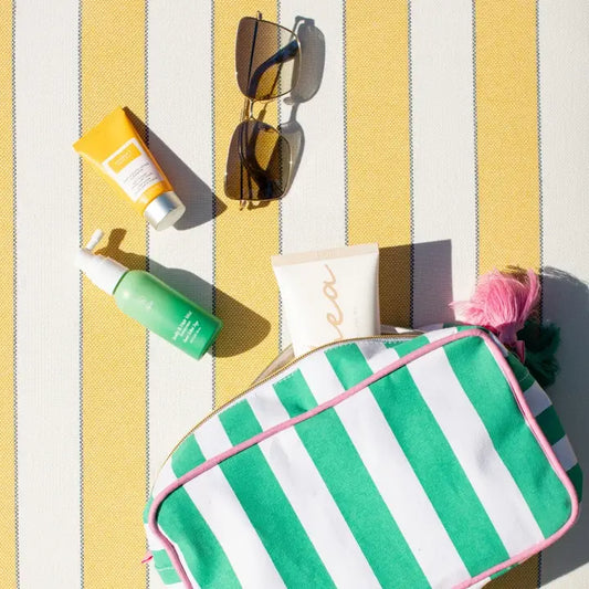 Megan Cosmetic Bag , Emerald