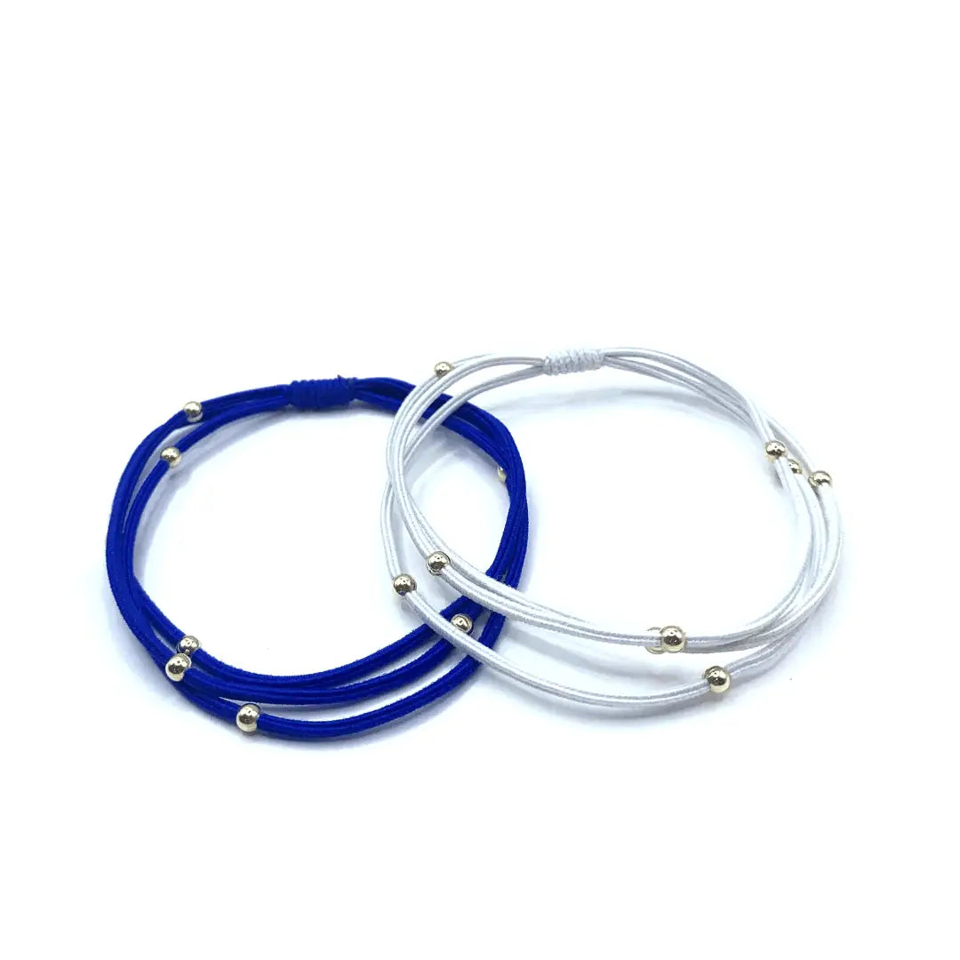 3mm Water Pony Royal Blue/White