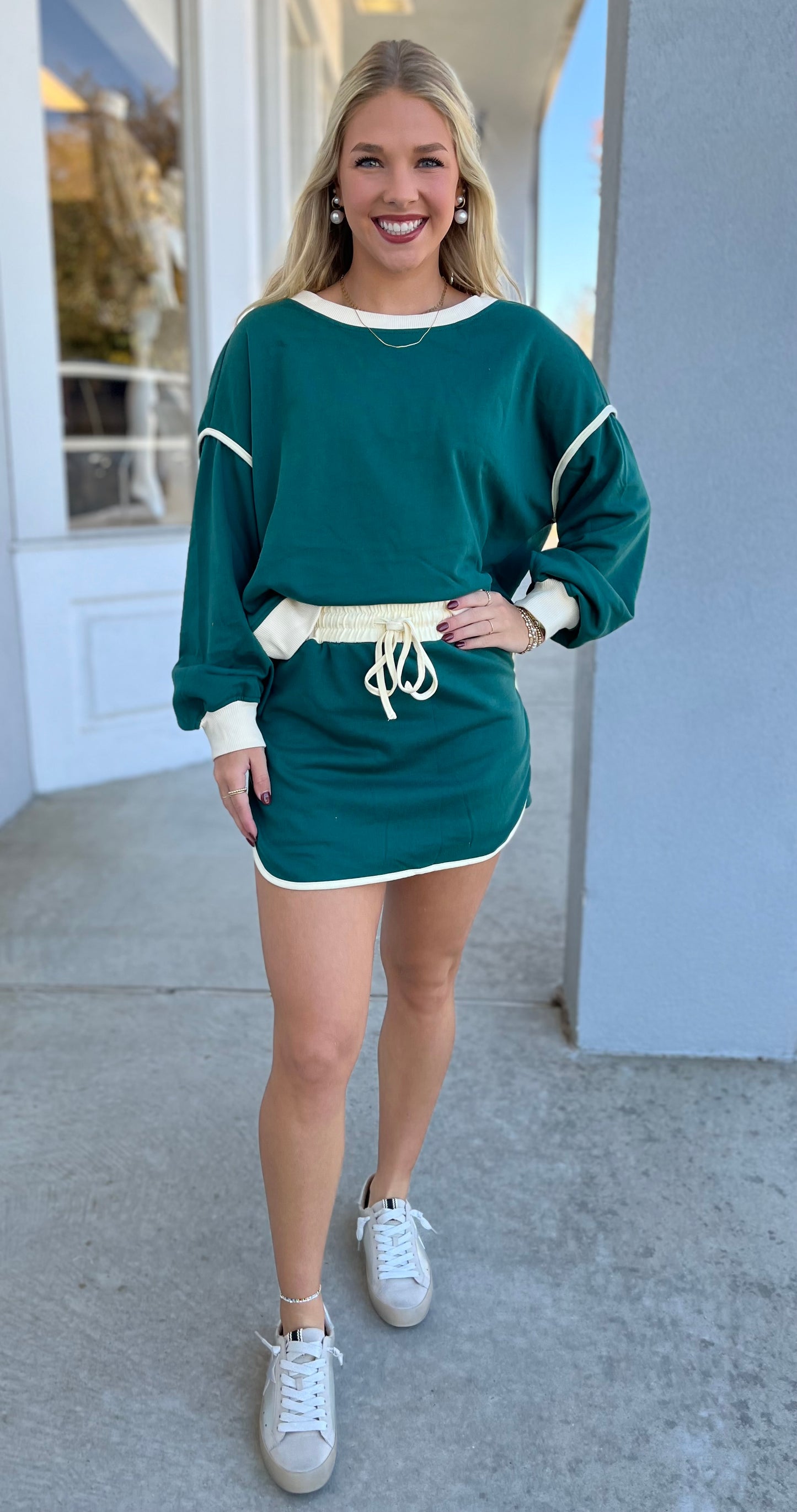 Green Skort and Top Set