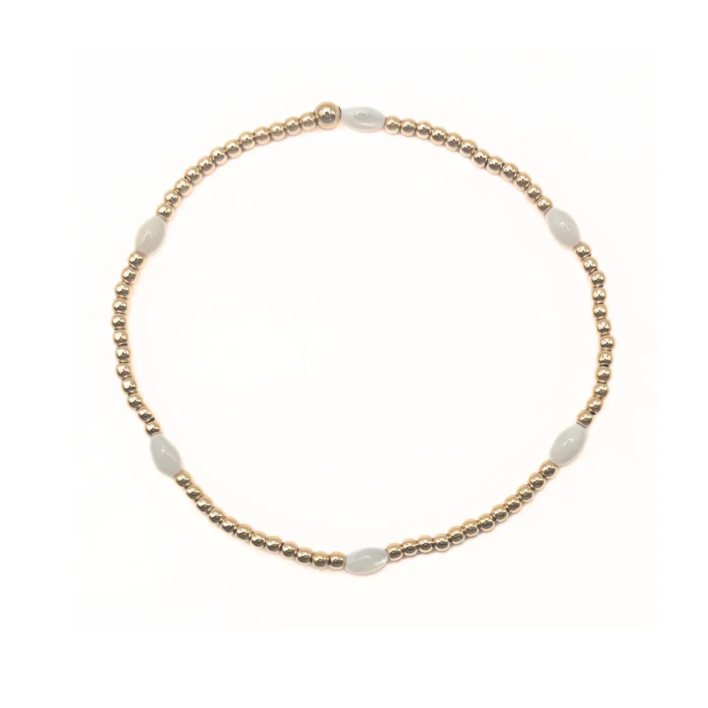 Aspen Bracelet 6.5", White Opal