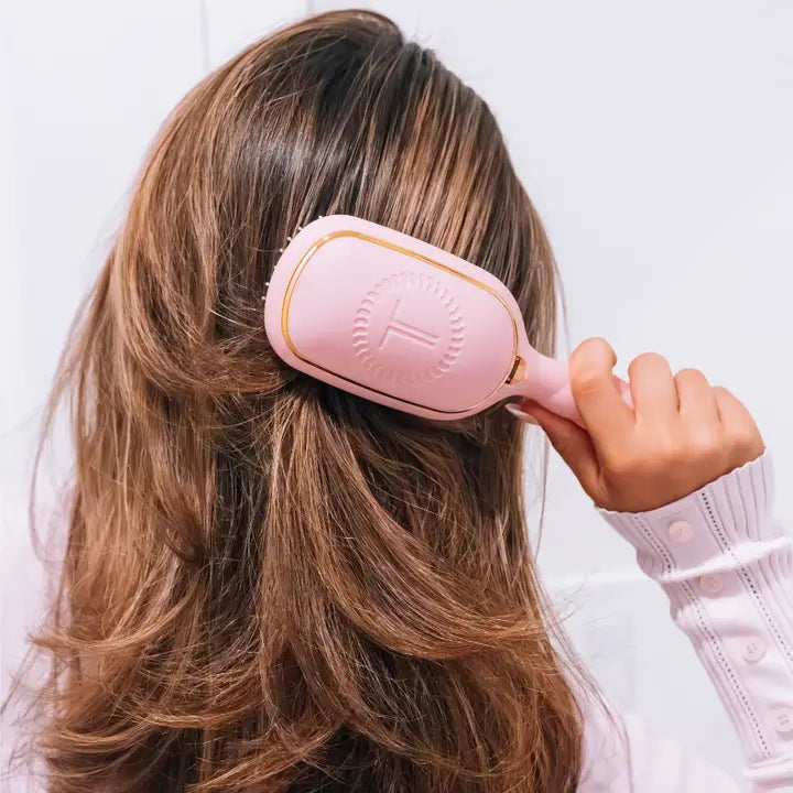Detangler Brush Full Size Teletie, Bubblegum Pink