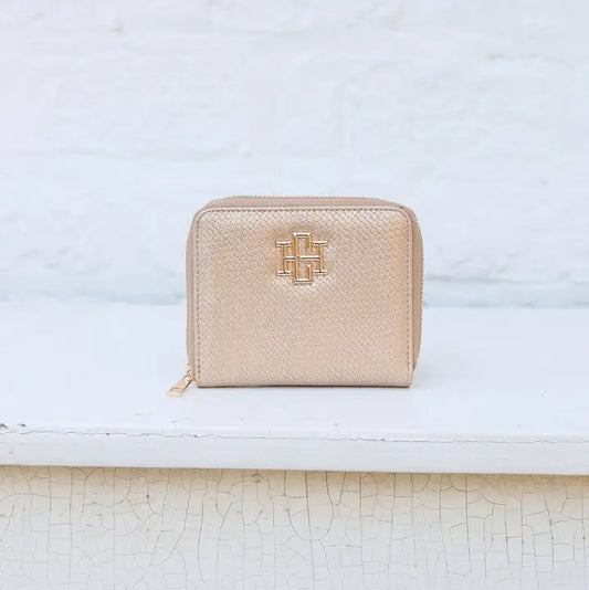 Blakely Wallet , Woven Gold