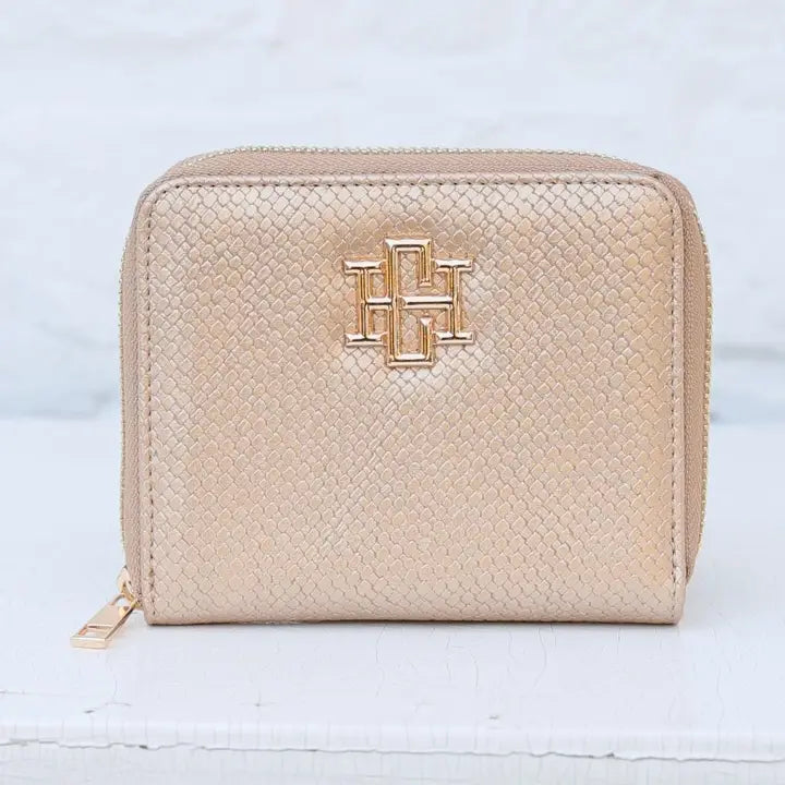 Blakely Wallet, Woven Gold