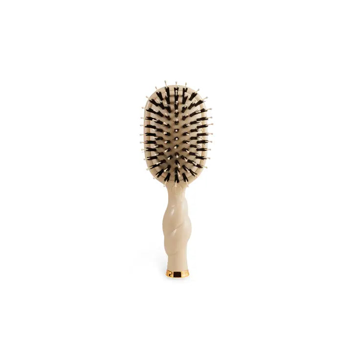 Mini Teletie Boar Brush, Tan