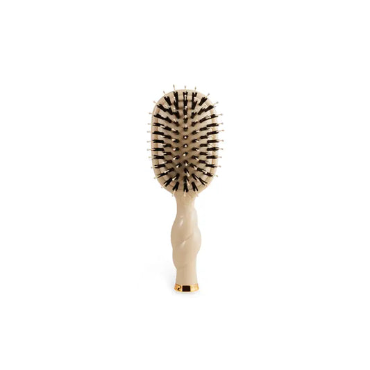 Mini Teletie Boar Brush, Tan