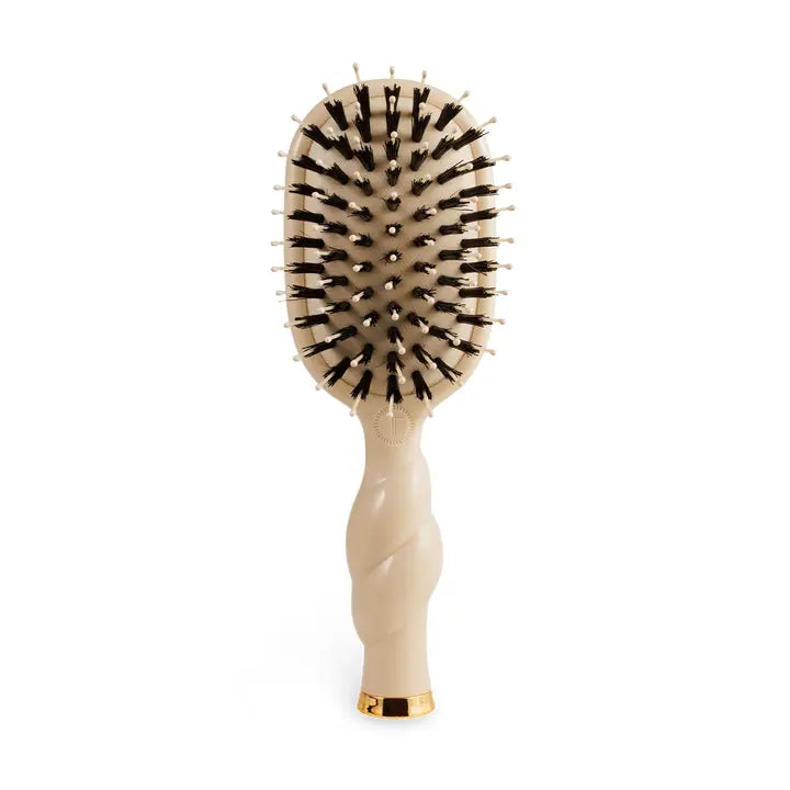 Mini Teletie Brush, Boar Tan