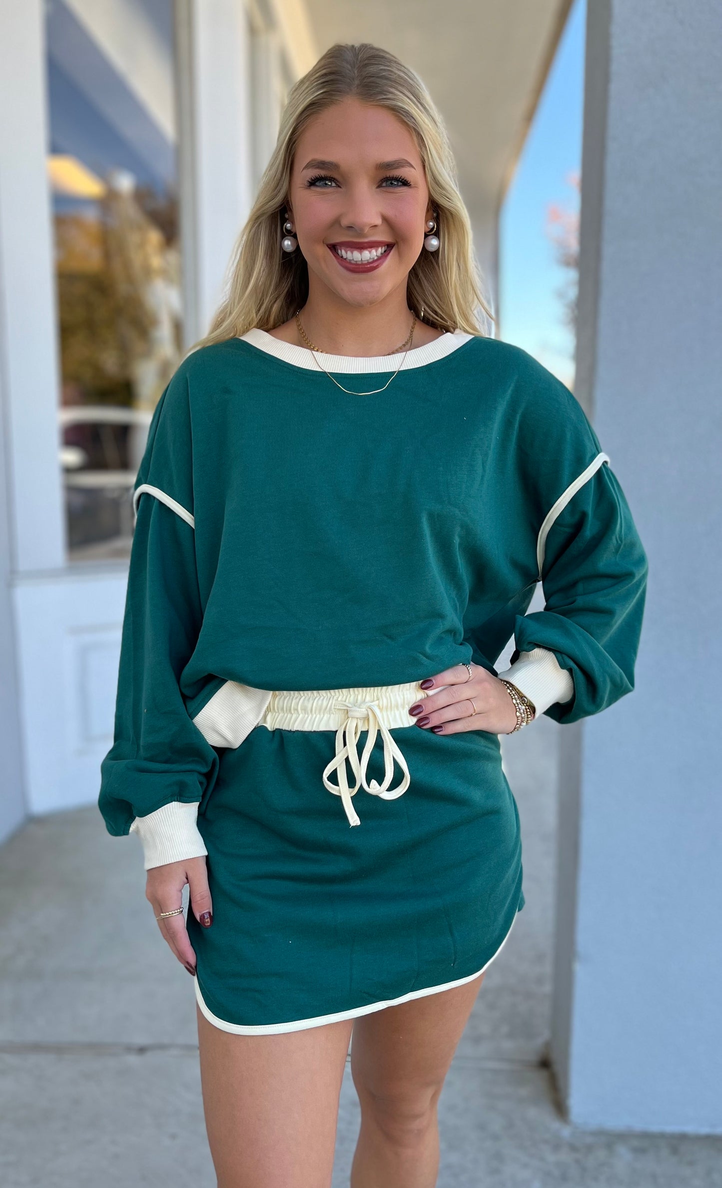 Green Skort and Top Set