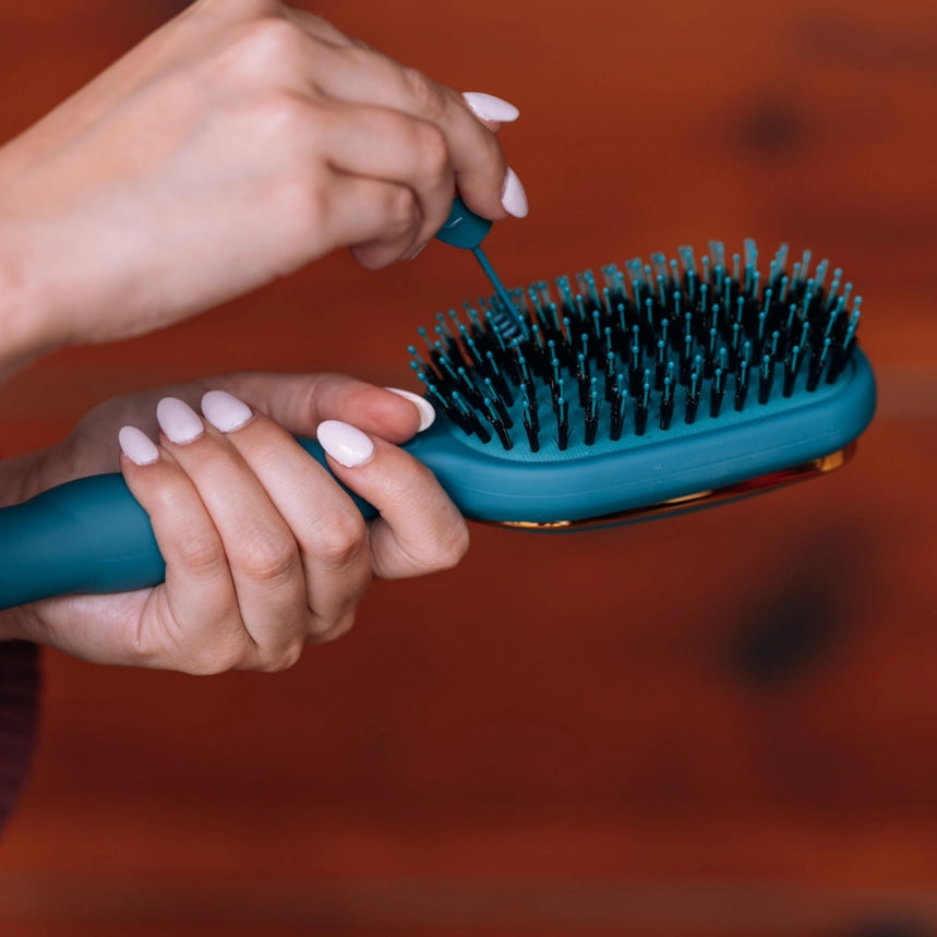 Teletie Boar Brush, Teal