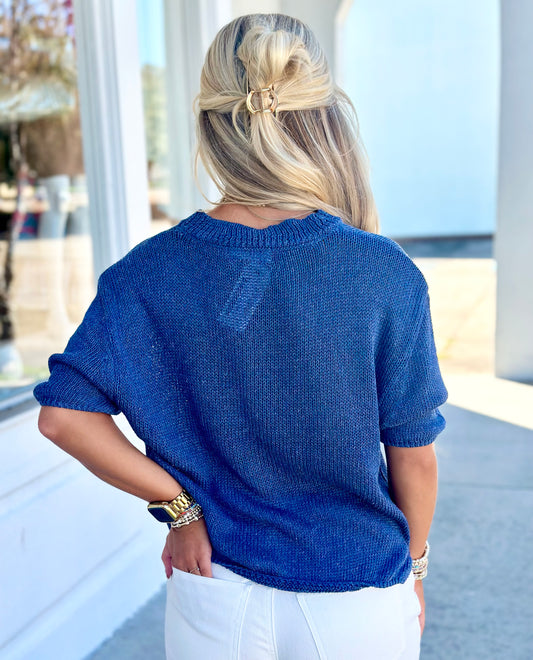 Navy Sweater