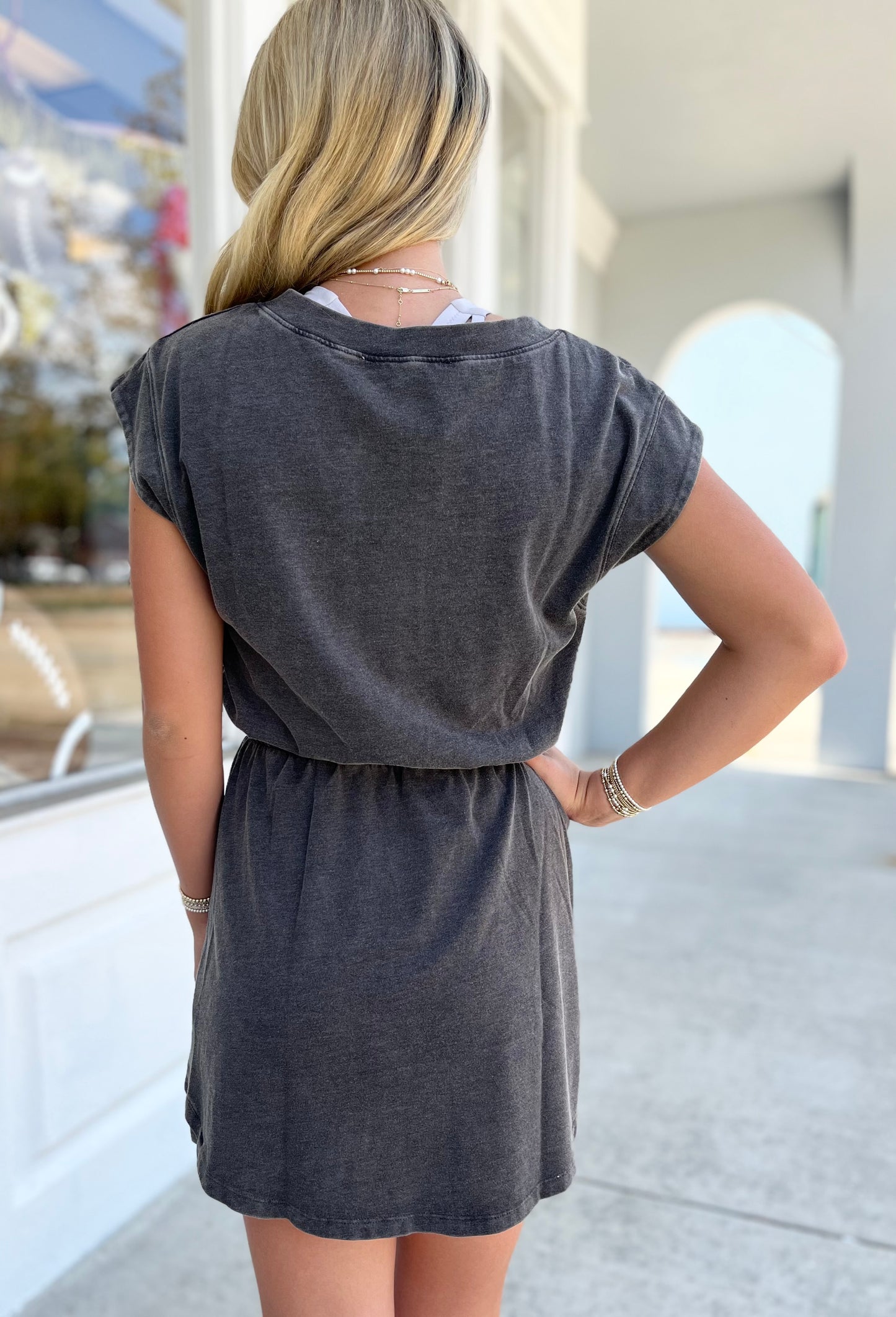 Easy Breezy Mini Dress Black