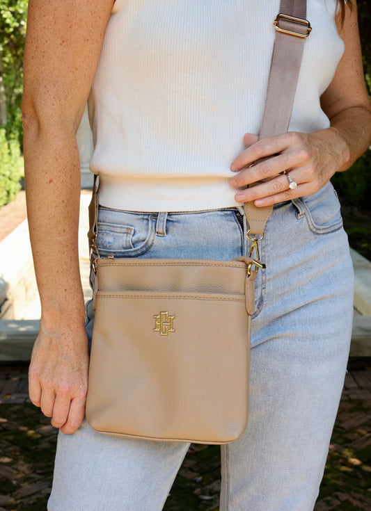 Briggs Crossbody, Taupe