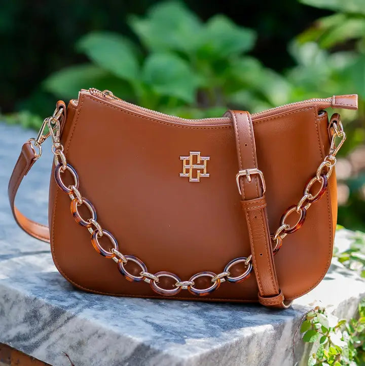 Charlee Crossbody , Saddle