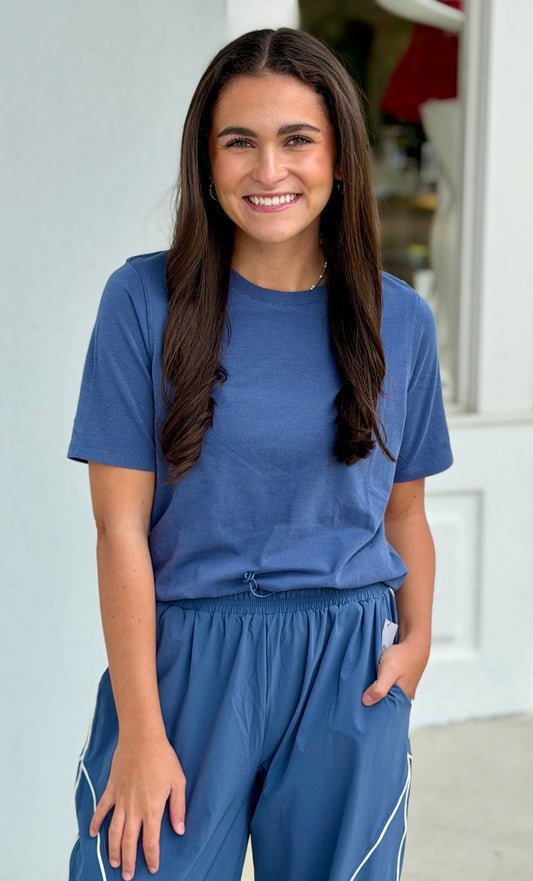 Classic Boxy Fit Tee, Ocean