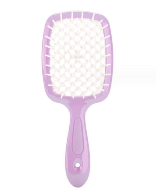 Detangling Hair Massage Brush, Lavender/White