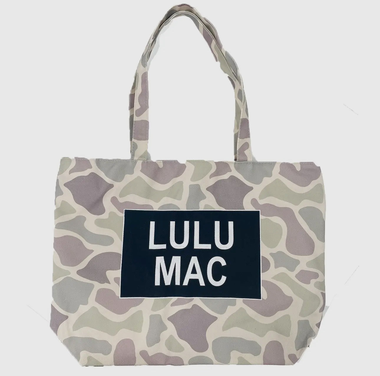 Lulu Mac Camo Canvas Tote