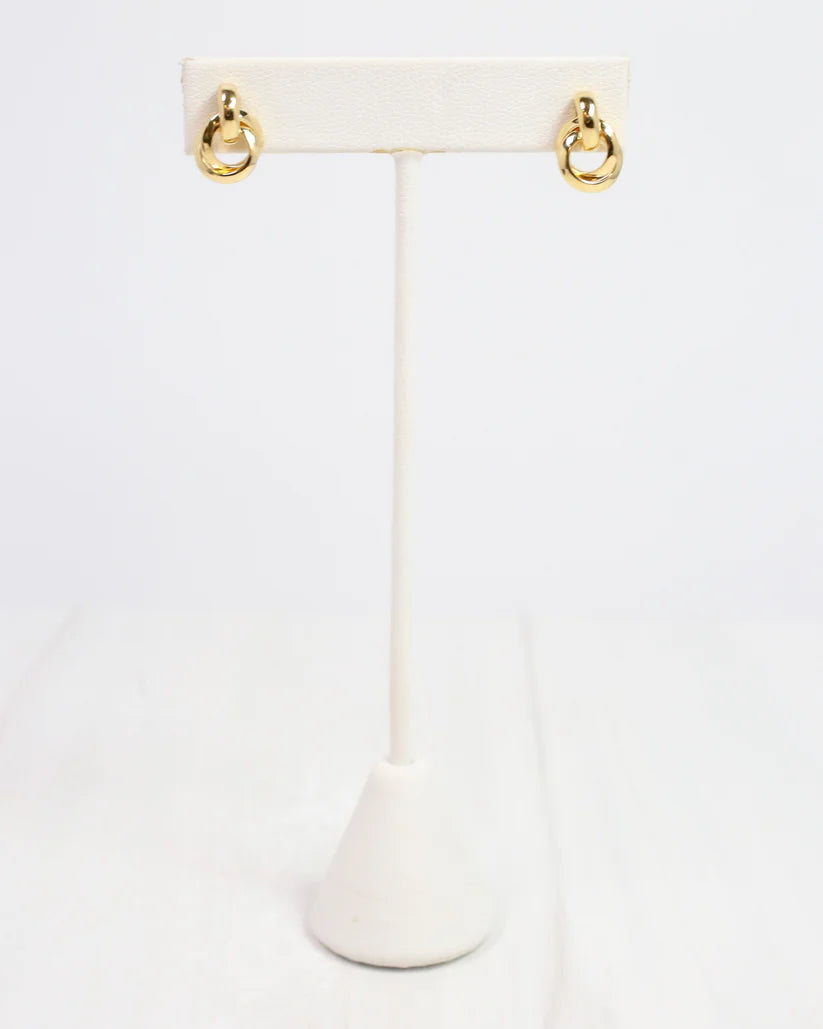 Sister Circular Stud Gold