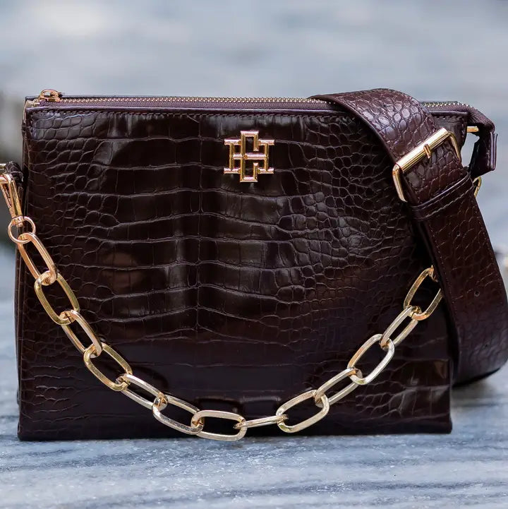 Ariana Crossbody , Chocolate EC