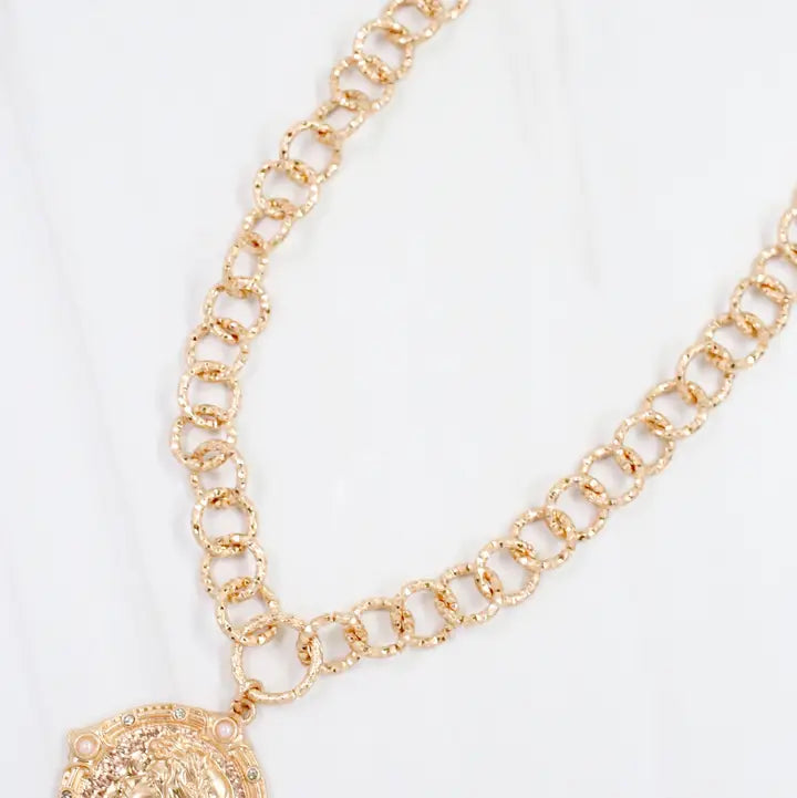 Ballina Coin Link Necklace