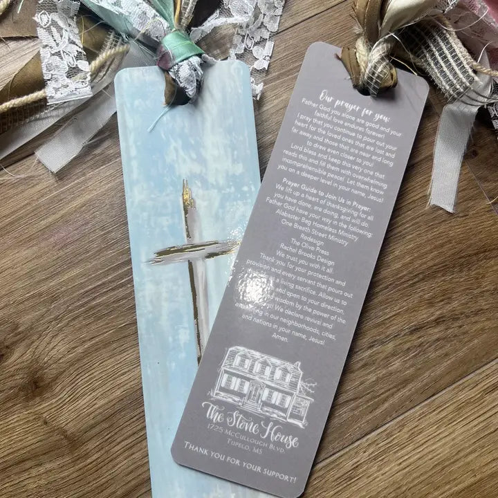 Bible Bookmark , At The Cross