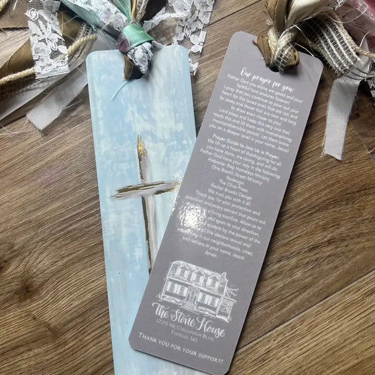 Bible Bookmark , At The Cross