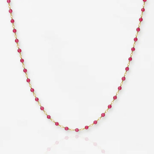 Pink Chain Necklace