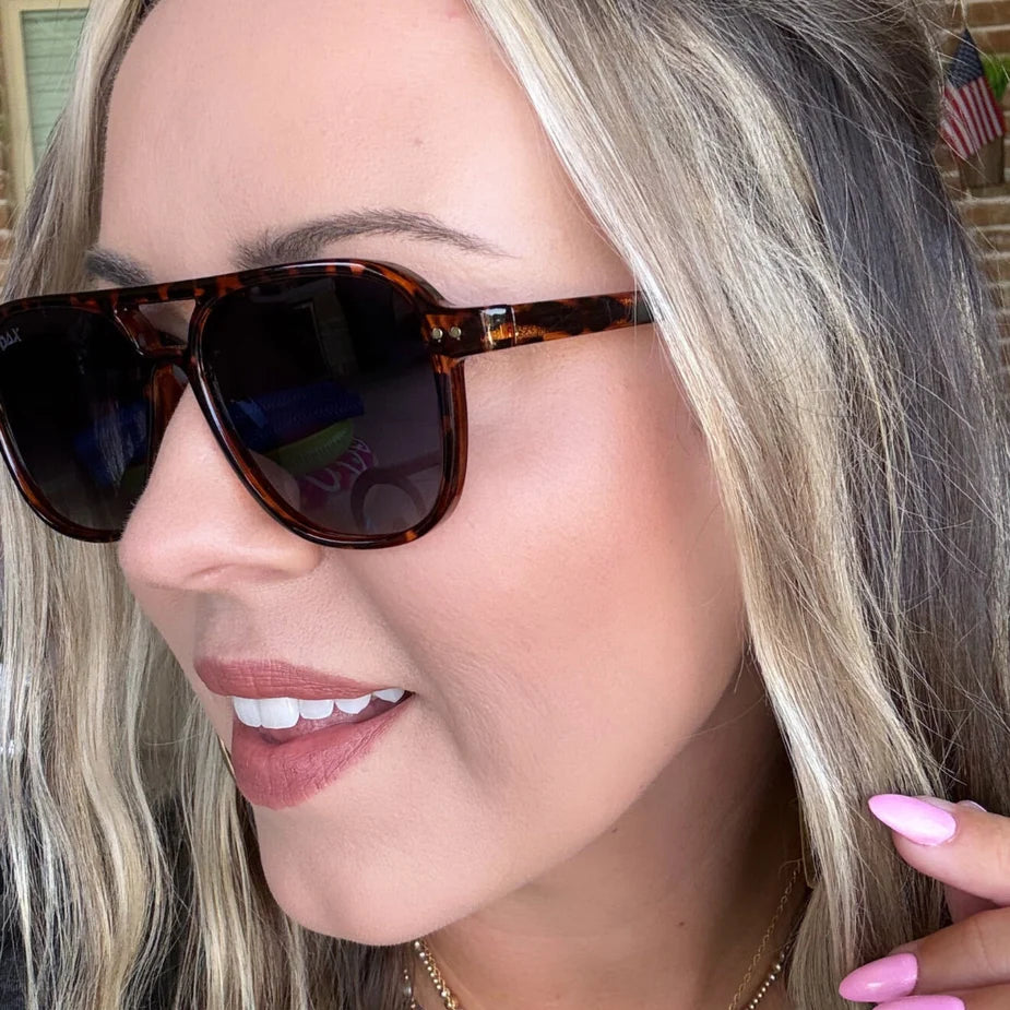 Briggs Brown Cheetah Sunglasses
