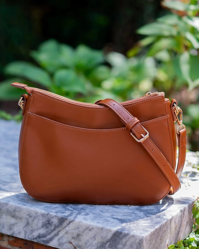 Charlee Crossbody , Saddle