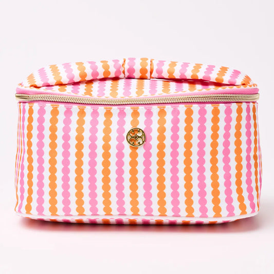 Kiss and Makeup Bag, Sunstripe