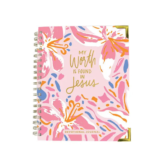 Devotional Journal, My Worth Find In Jesus