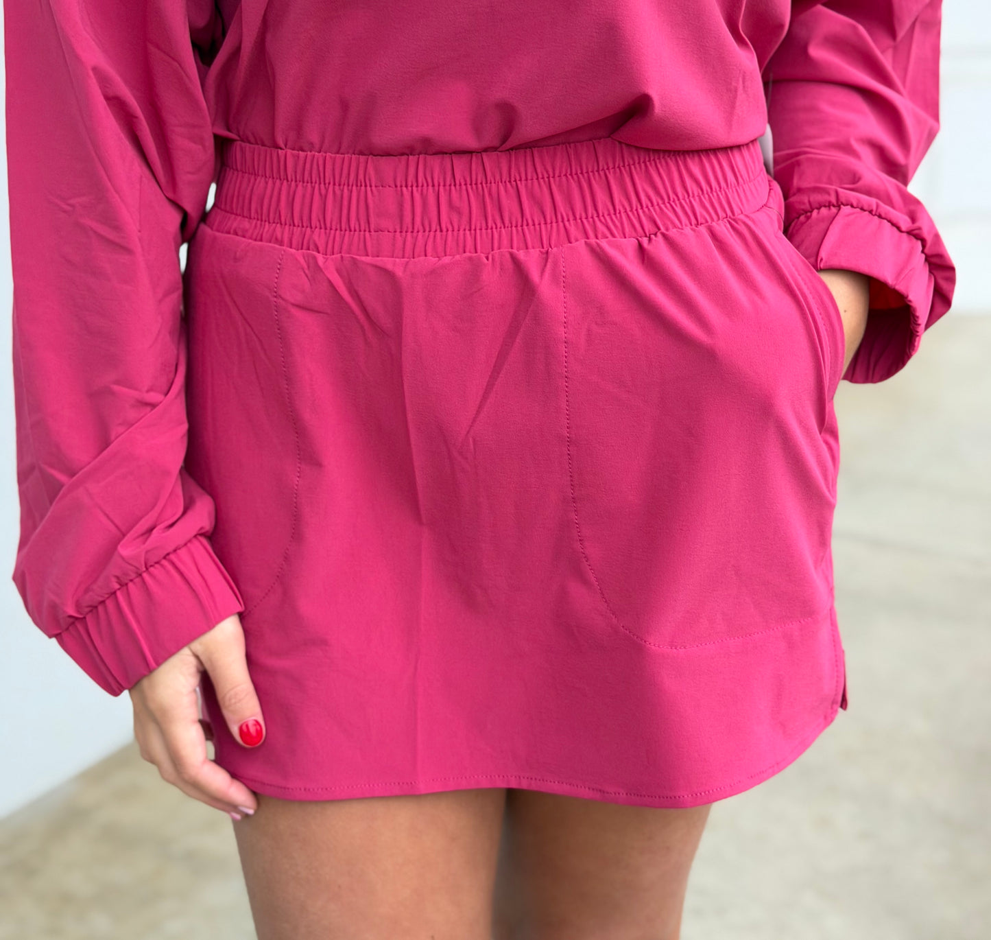 Sculpt Active Skort , Plum Pink
