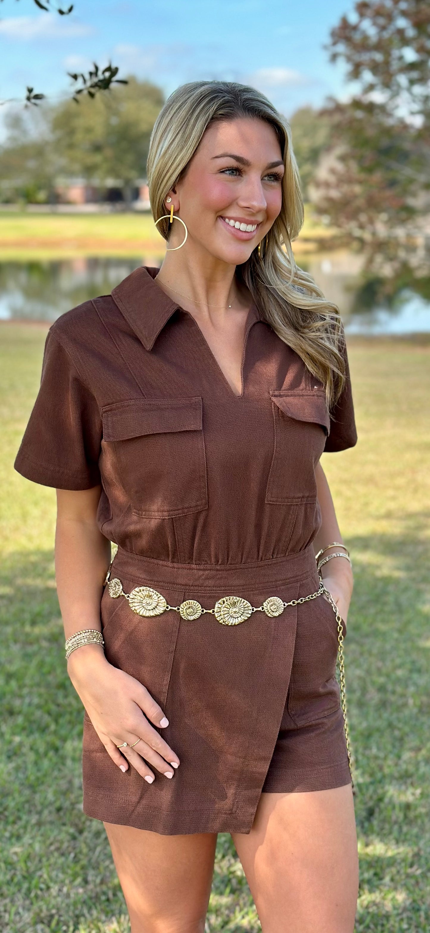 Seashell Chain Disc Belt