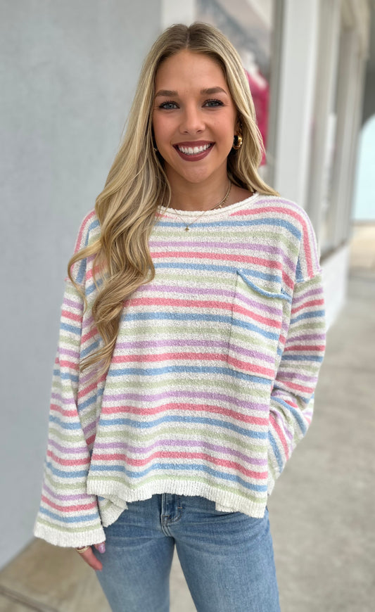 Multi Striped Soft Sweater