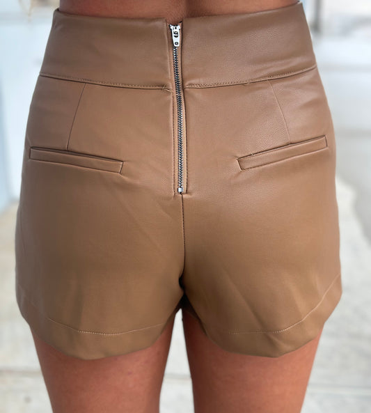 Leather Shorts