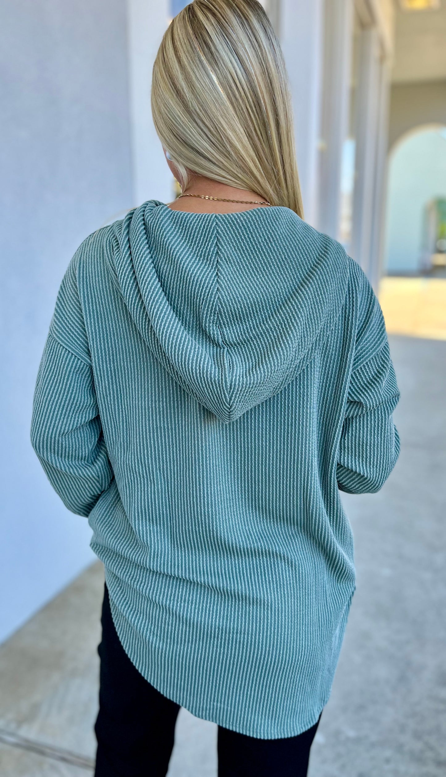 Nude Colorblock Pullover