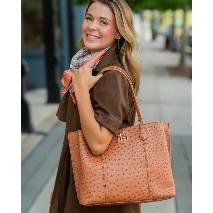 Heath Tote Bag, Saddle EO