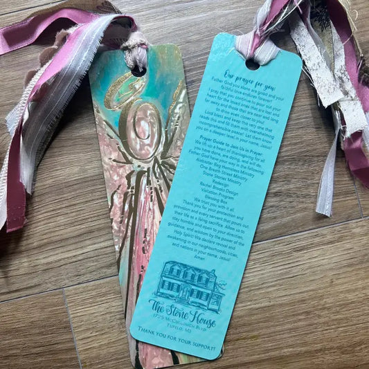 Bible Bookmark , Golden Angel