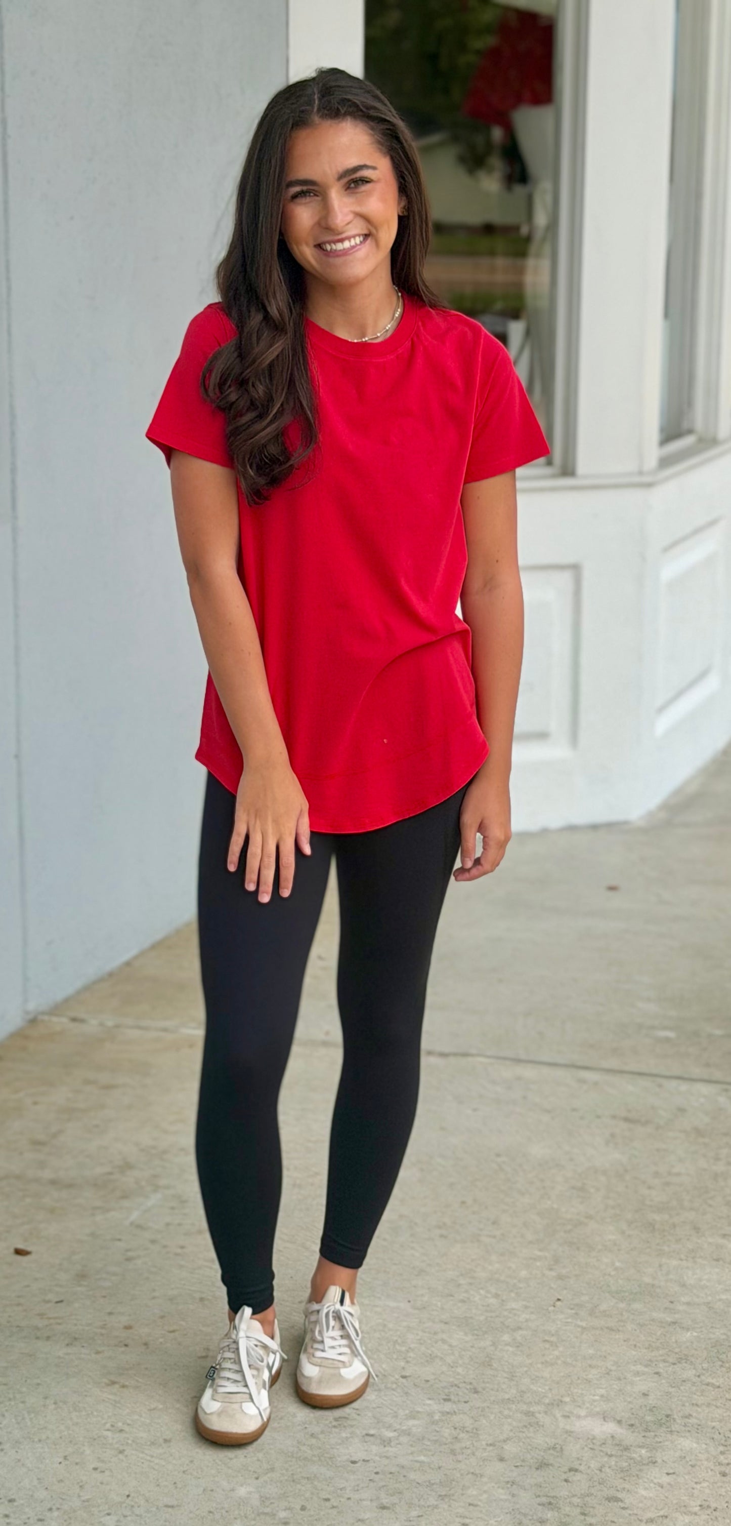 Cherry Pima Cotton Tee