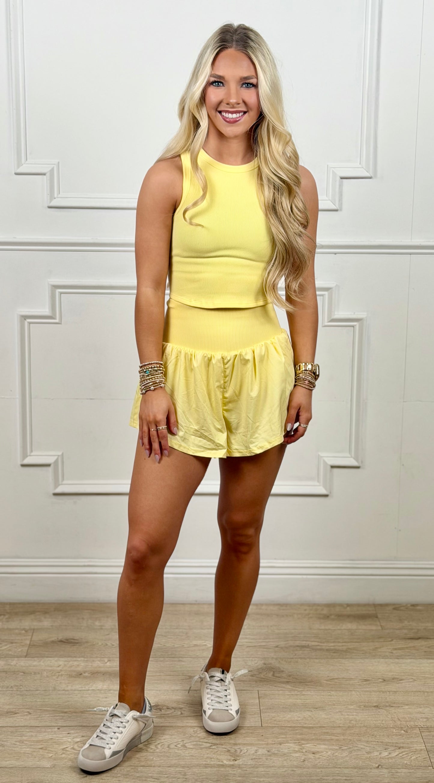 Flex Form Seamless Tank, Yellow