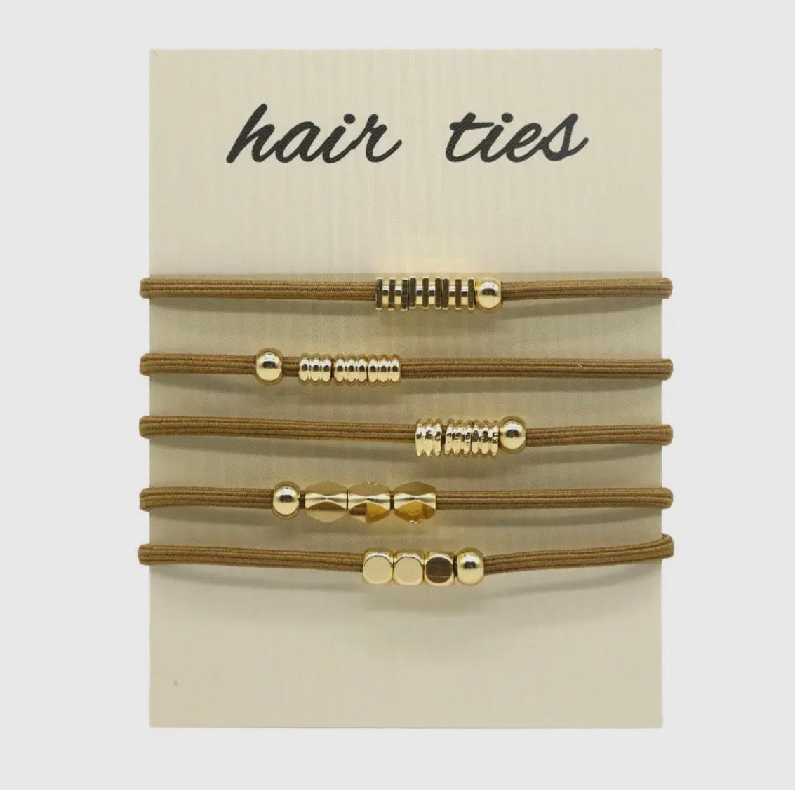 Braided Bohemian Hair Scrunchies, Mocha