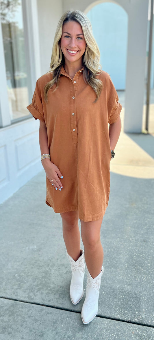 Clay Mineral Washed Dress