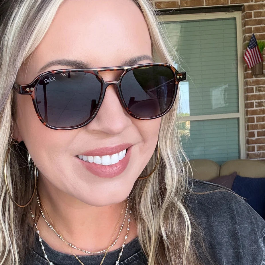 Briggs Brown Cheetah Sunglasses