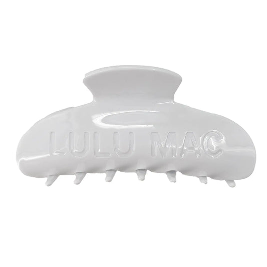 Lulu Mac Hair Clip, White