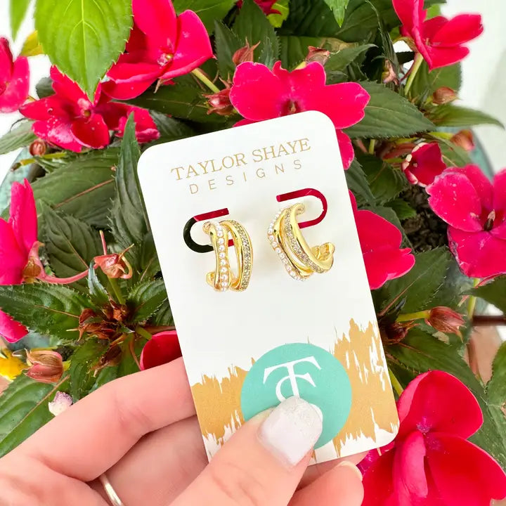 TS Earrings, Lela Hoops