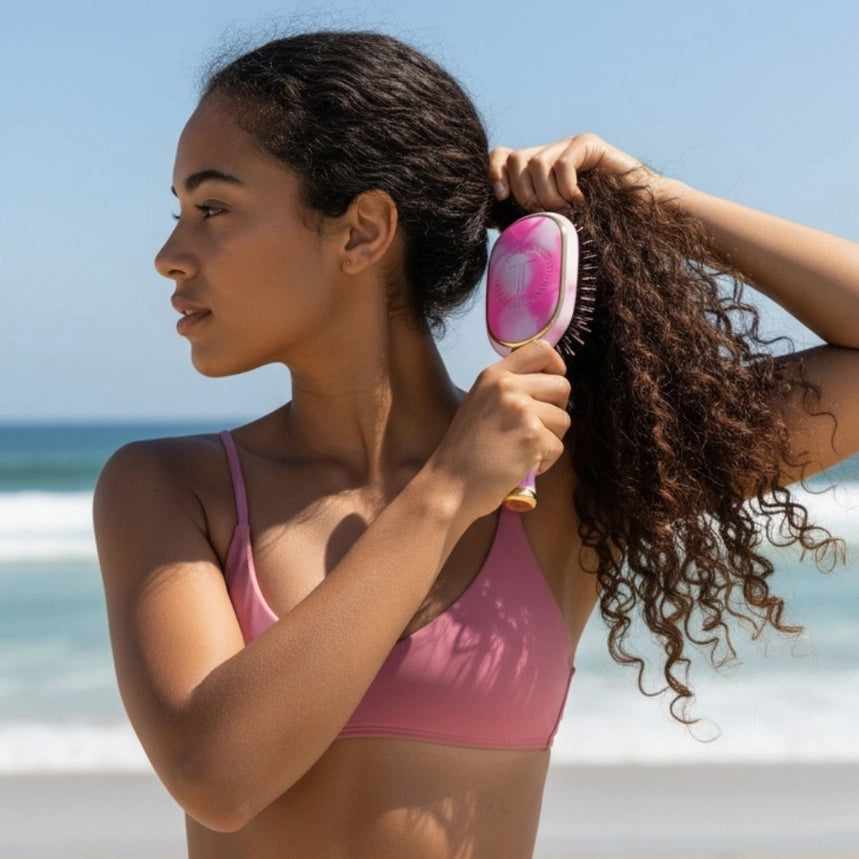 Mini Teletie Detangler Brush Medium, Pinch Me!