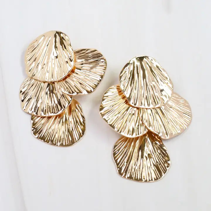 Geona Petal Chandelier Earrings