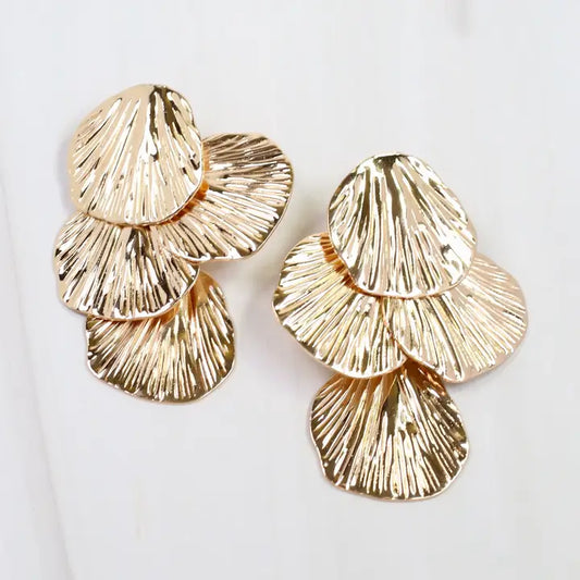 Geona Petal Chandelier Earrings