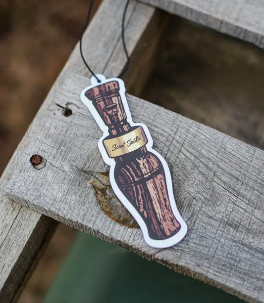 Car Air Freshener, Duck Call- Black Ice
