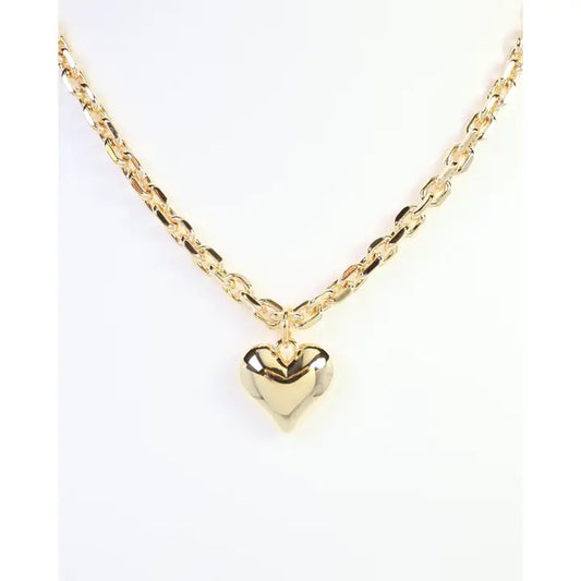 Peyton Small Puffy Heart Necklace