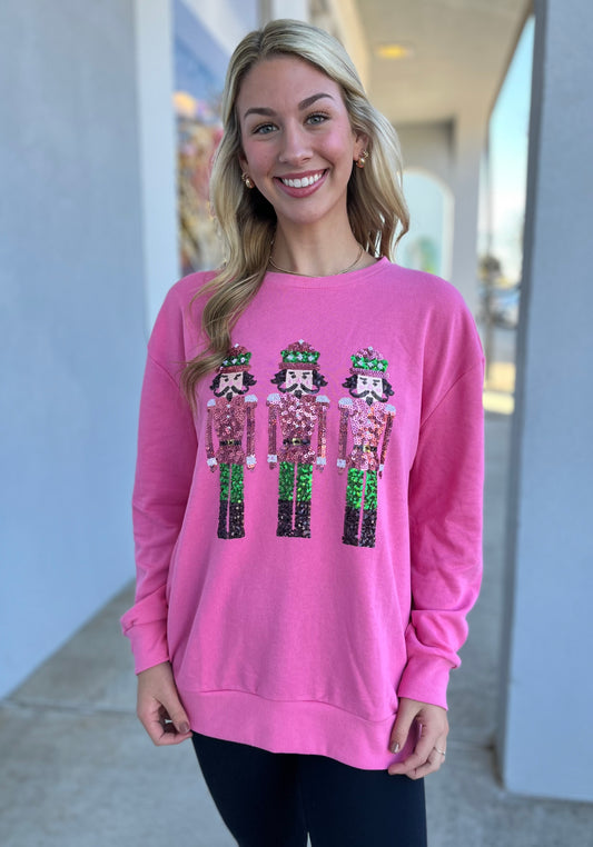 Nutcracker Sequin Sweatshirt