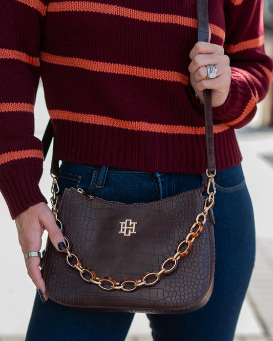 Charlee Crossbody , Chocolate